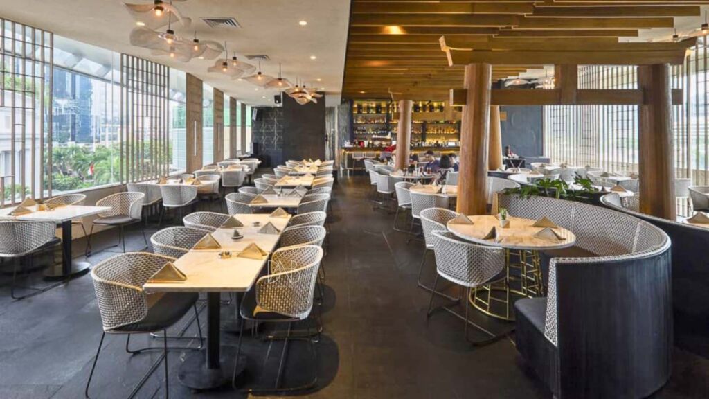 Elegant and inviting ambiance showcasing thoughtful restaurant interior design.
