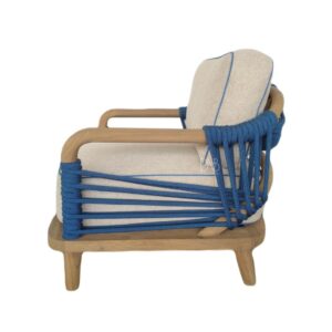 Blue Diplomatico Lounge Chair
